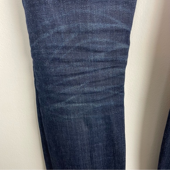 Helmut Lang Jeans Jeggins Size 26 Dark Blue Wash Skinny Jeans Elastic Waist - Picture 4 of 10